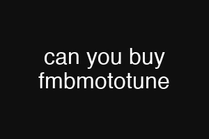 can you buy fmbmototune